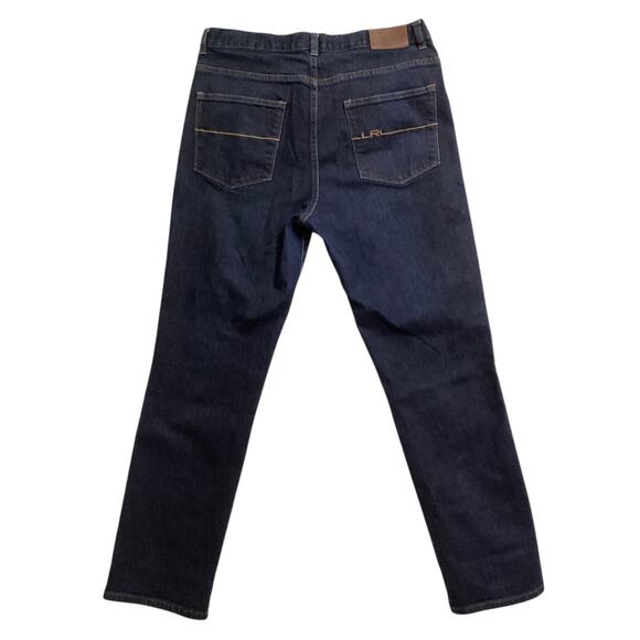LRL Lauren Jeans Ralph Lauren Womens Classic Straight Jeans size 12 dark wash - Picture 2 of 6